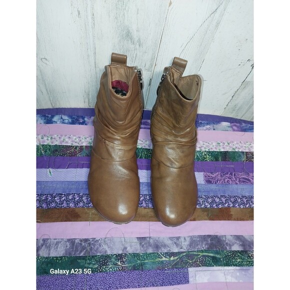 Romika Fiona Brown Slouch Ankle Boots Size 39 - Picture 3 of 11